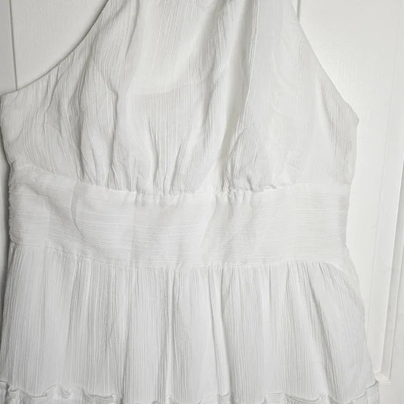 Robbie Bee Women Striking White Sundress Size 14 - Picture 4 of 15